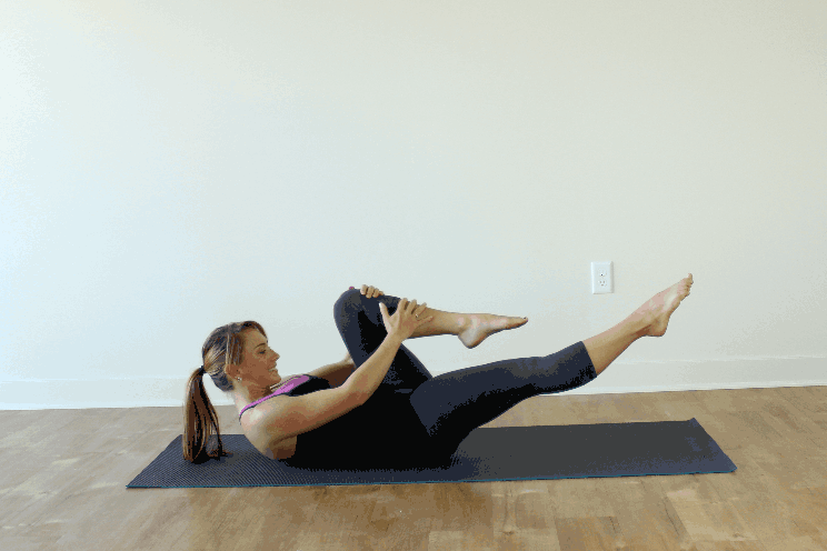 Single Leg Stretch  Pilates Connection